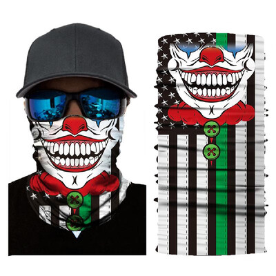 

New Cool Robot Skeleton Halloween Mask Scarf Joker Headband Balaclavas for Cycling Fishing Ski Motorcycle