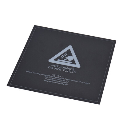 

1pc 300 300mm Adhesive Heat Bed Tape Sticker Build Surface Cover Square Sheet Black 3D Printer Parts
