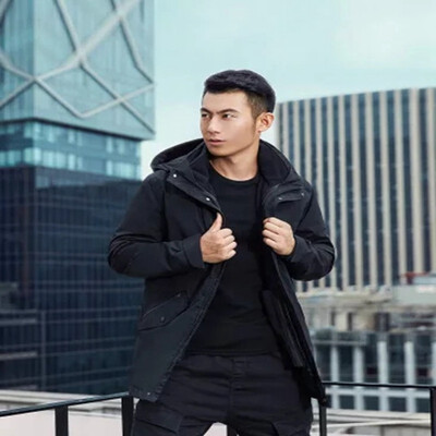 

Xiaomi Youpin ULEEMARK Three-in-one Long Travel Jacket for Men Warm Windproof Waterproof Jacket Men Outdoor Hiking Travel Cycling Hooded Coat