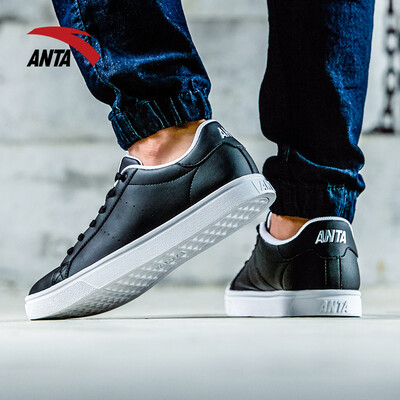 

Anta ANTA self-employed mens sports&leisure fashion contrast color skateboard shoes white shoes 91748002 black Anta white-8 105 male 445