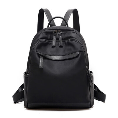 

Shark VISHARK backpack female shoulder bag female Korean version of leisure travel large-capacity school bag college wind college canvas bag JD90120660ZY01S1A black