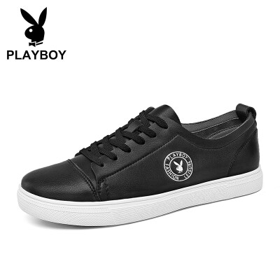 

Playboy PLAYBOY Korean version of the wild fashion casual shoes mens comfortable wear DS81068 black 43