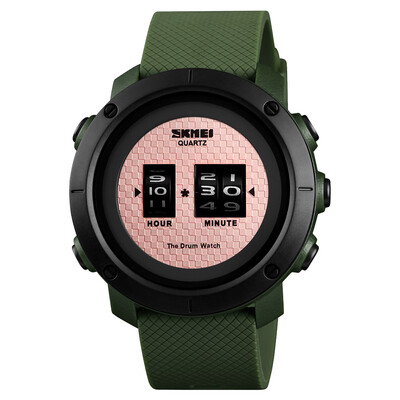 

SKMEI 1486 Men Analog Digital Electronic Watch Fashion Casual Outdoor Sports Male Wristwatch Hour Minute Display 5ATM Waterproof W