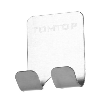 

TOMTOP 1pc Razor Holder for Shower Adhesive Hooks Plug Hanger Waterproof Towel Rack Holder Stainless Steel Wall Power Socket Stick