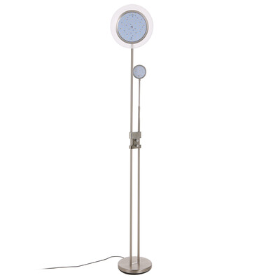 

Tomshine 71-Inch 15W LED Floor Lamp with 3W LED Side Light AC100V-240V Iron 1200LM&240LM Stepless Dimmable Adjustable Goosenec