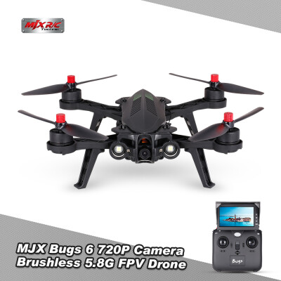 

MJX Bugs 6 B6 720P Camera 58G FPV Drone 250mm High Speed Brushless Racing Quadcopter with G3 Goggles