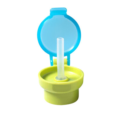 

Baby Straw Lid Portable Converts to Bottle Snap Cap Infant Spill-proof Straw with Cap for Toddles Babies