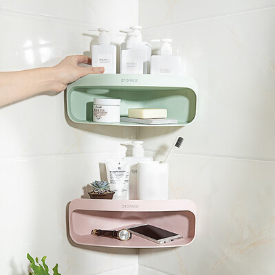 

NeillieN Triangular shelf toilet shelf bathroom washstand shelf corner shelf toilet shelf without perforationluggage carrier