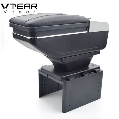 

Vtear For kia spectra 2010-2018 armrest central Store content Storage box cup holder ashtray car-styling interior accessories