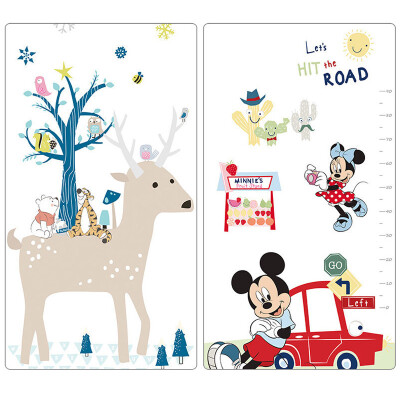 

Disney Disney baby crawling mat folding double-sided XPE baby climbing mat Mickey height ruler Pooh fairy tale 19717715cm