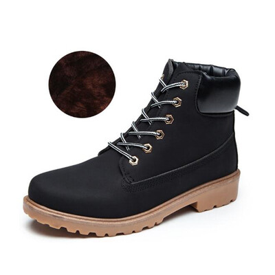 

2019 Hot New Autumn Early Winter Shoes Women Flat Heel Boots Fashion Keep warm Womens Boots Brand Woman Ankle Botas Camouflage