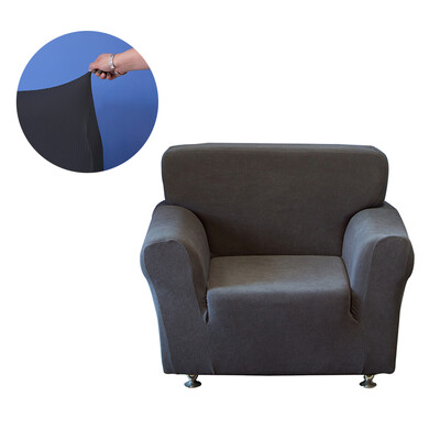 

Universal Polyester Spandex Stretchable Sofa Cover Strapless Slipcover Removable Washable Covering Mat Furniture Protector for 3