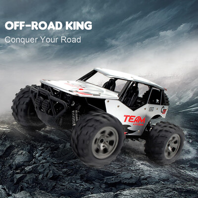

KY-1888A 24GHz 118 2WD Big Wheel RC Car Off-Road King for Kids Beginners