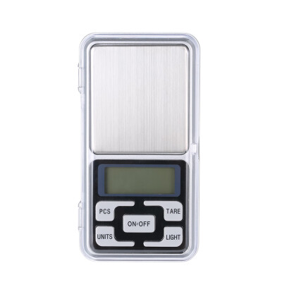 

High Precision Mini Electronic Digital Scales Pocket Jewelry Gold Diamond Weighing LCD Display Blue Backlight 500g001g