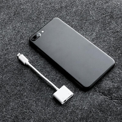 

Adapter for I-Phone 7 for Dual Audio Converter for I-Phone 8 7 Plus 10 X Charger Splitter Headphone Adapters