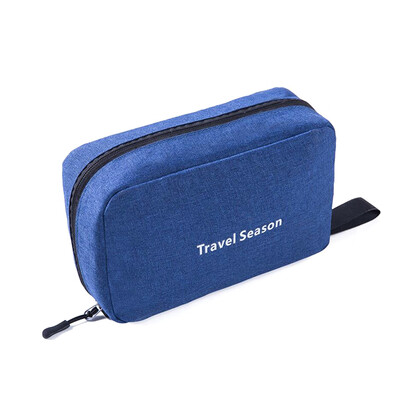 

Portable Waterproof Toiletry Bag Polyester Fold Travel Cosmetic Makeup Organizer Wash Shaving Zipper Suspension Bag accessorie Sup