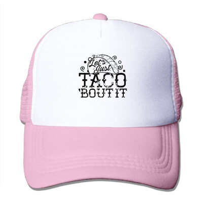 

Lets Just Taco Bout It Summer Sun Protection Mesh Cap Baseball Hat Cap Adjustable