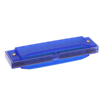 

Diatonic Harmonica 10 Holes Blues Harp Mouth Organ Key of C Reed Instrument with Case Kid Musical Toy