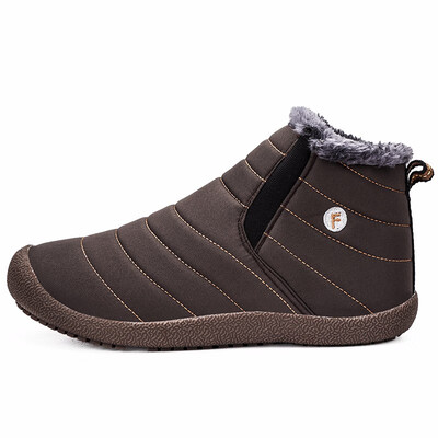

Men&women winter snow boots waterproof non-slip fur lined warm outdoor boots
