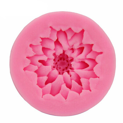 

3D Lotus Flower Fondant Cake Mold Candy Sugar Craft Cutter Baking Tool