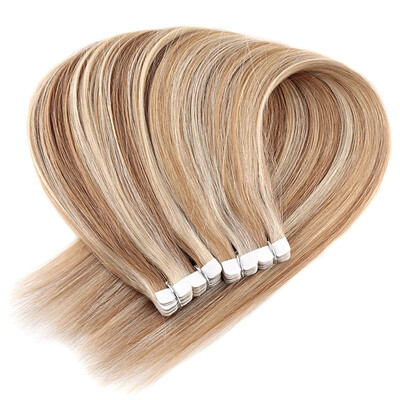 

Neitsi 16Inch Mini Tape in Human Hair Extensions Straight 20Pcs Tape-ins 5A Grade Quality