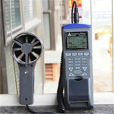 

AZ9871 Handheld Wind Speed Meter Logger Digital Anemometer With Printer
