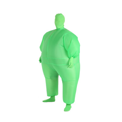 

Decdeal Funny Adult Size Inflatable Full Body Costume Suit Air Fan Operated Blow Up Fancy Dress Halloween Sports Party Fat Inflata