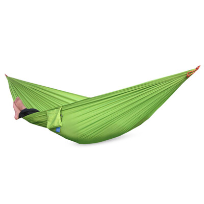 

Outdoor One Person Assorted Color Parachute Nylon Fabric Hammock
