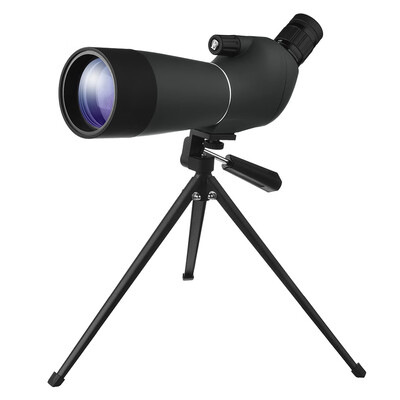 

20-60x60 Angled Spotting Scope Waterproof Travel Monocular Telescope with Tripod Carry Case for Bird Watching Camping Backpacking