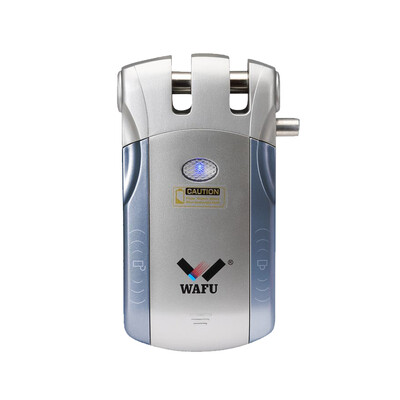 

WAFU Wireless Security Invisible Keyless Entry Door Lock Home Smart Remote Control Lock with 4 Remote Keys