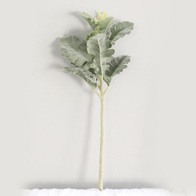 

One Branch Artificial Plants Green Lemon Leaves Arrangement Simulation Wedding Living Room Decoration