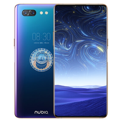 

Nubian nubia X double-sided screen blue gold van Gogh star series collector edition 8GB512GB full Netcom mobile Unicom Telecom 4G mobile phone dual card dual standby