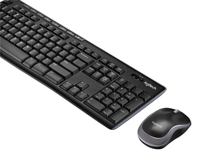 

Logitech MK270 Wireless Keyboard&Mouse Combo - Keyboard&Mouse Included 24GHz Dropout-Free Connection