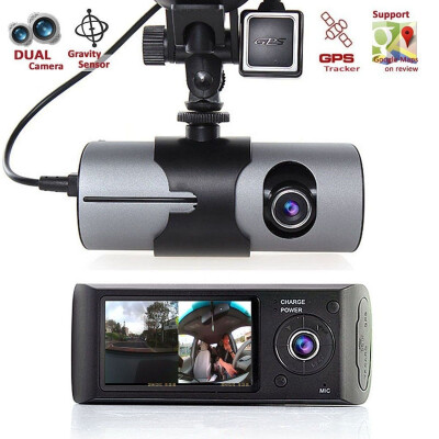 

27" 1080P HD Car DVR Dash Vehicle Camera Video Recorder Cam G-Sensor Dual Lens