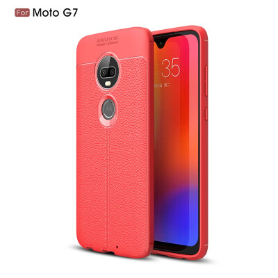 

Goowiiz Phone Case For Motorola Moto G7E6 Fashion Leather PU Pattern TPU Soft Silicone Prevent falling