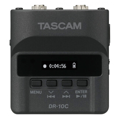 

TASCAM DR-10CS compact recorder supports Senhai Sony 35 interface lavalier wireless microphone recording