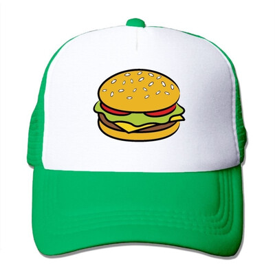 

Fdreattyuny Cheeseburger Fashion Baseball Cap for Men&Women Adjustable Mesh Trucker Hat