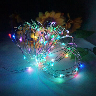 

DengZhan 10M 100LED 3AA 45V Battery Powered Waterproof Decoration Led Copper Wire Lights String