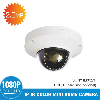 

2MP IP HD Dome Camera 36mm Fixed Lens ICR 12EA Infrared LED - Infrared Distance 20M Support POE optional