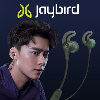 

Jaybird X4 Wireless Bluetooth Sports Headphones Sweatproof Waterproof Personalized Music 8 Hours Listening Graphite Green