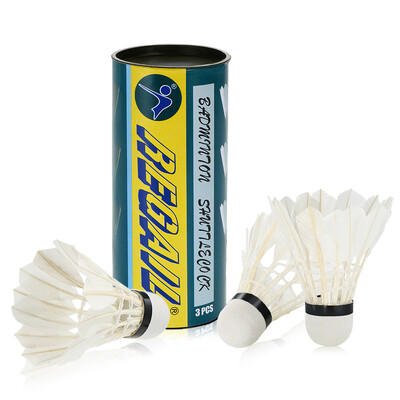 

3pcs Duck Feather Badminton Shuttlecocks Training Badminton Balls with Can