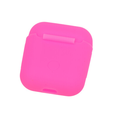 

Silicone Headphones Case for Apple AirPods Wireless BT Headset Protective Storage Box Earphone Cover Pouch