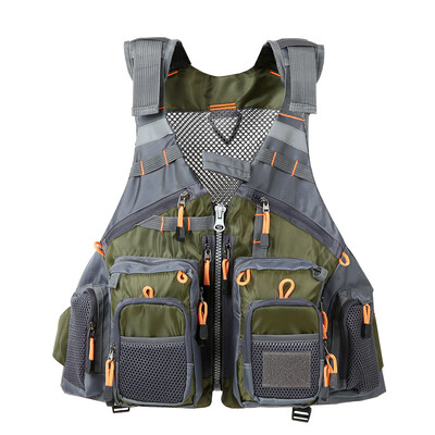 

​Lixada Outdoor Breathable Padded Fishing Life Vest Superior 209lb Bearing Life Safety Jacket Swimming Sailing Waistcoat Utility V