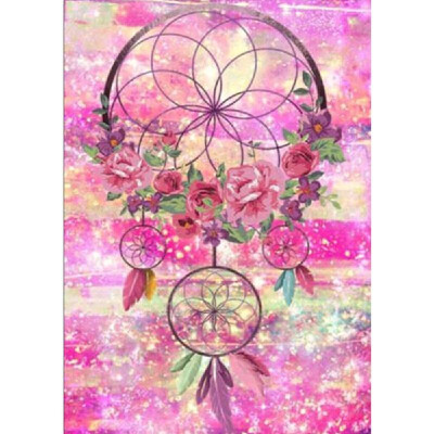 

DIY Diamond Painting embroidery cross stitch dream catcher feather rose flower home decor Rhinestone mosaic needlework Canvas size