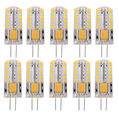 

Lightme 10PCS G4 DC 12V 25W SMD 3014 LED Bulb Spotlight with 48 LEDs