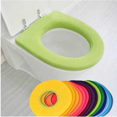 

Warmer Toilet Seat Cover for Bathroom Products Pedestal Pan Cushion Pads Use Flush Comfortable Toilet Random