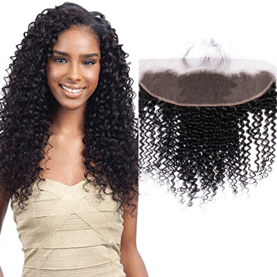 

Brazilian Virgin Hair Kinky Curly 8A Swiss Lace Closure 100 Peruvian Virgin Hair Closure Natural Black