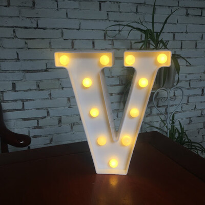 

NeillieN Twenty-six LED alphabetic lights decorative modelling lights plastic alphabetic digital night lightsDecorative lamp