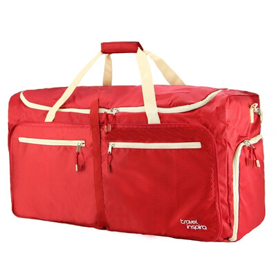 

Travel Inspira 85L Foldable Travel Duffel Bag Luggage Sports Gym Water Resistant Nylon