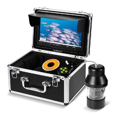 

Lixada Professional Underwater Fishing Video Camera Fish Finder 9 Inch Large Color Screen Waterproof 18 LEDs 360 Degree Rotating C